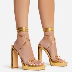 Ego gold heels